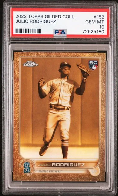 2022 Topps Julio Rodriguez Gilded Collection #152 card image