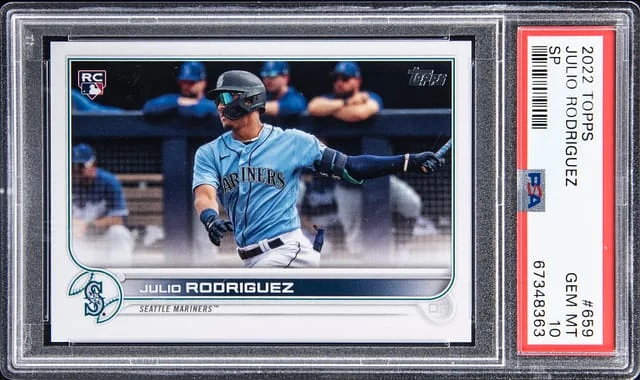 2022 Topps Julio Rodriguez Base Set Photo Variations #659 card image