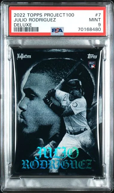 2022 Topps Julio Rodriguez Project 100 No Pattern Studios #7 card image