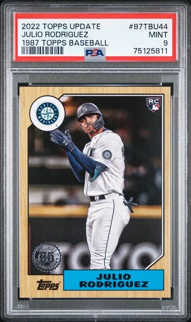 2022 Topps Julio Rodriguez 1987 Topps Baseball #87TBU44 card image