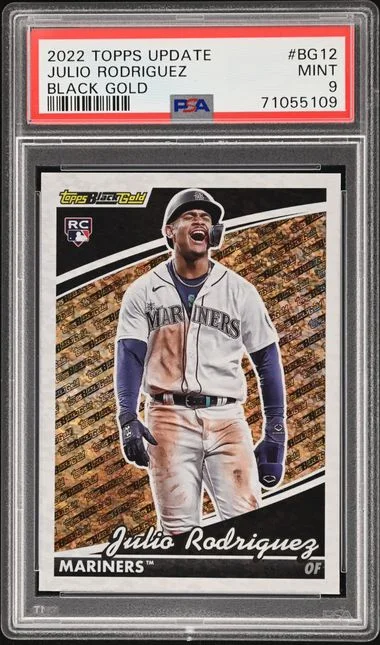 2022 Topps Julio Rodriguez Black Gold #BG-12 card image