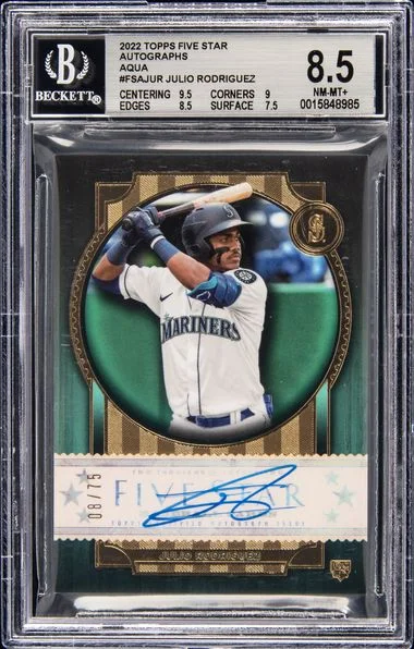 2022 Topps Julio Rodriguez Five Star Autograph #FSA-JUR card image