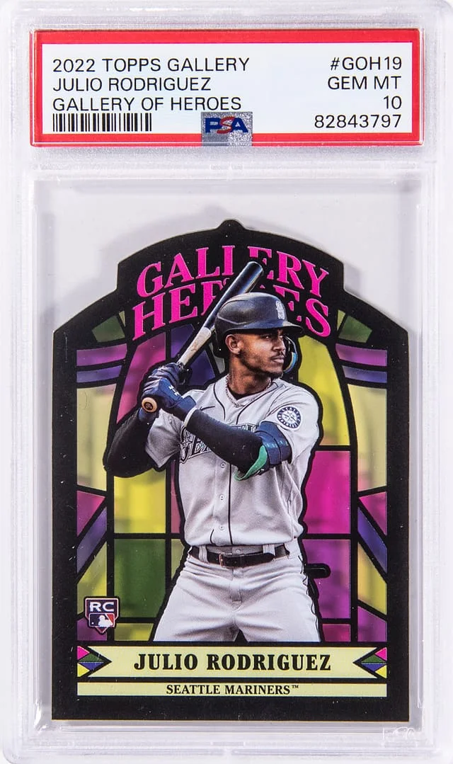 2022 Topps Julio Rodriguez Gallery Gallery of Heroes #GOH-19 card image
