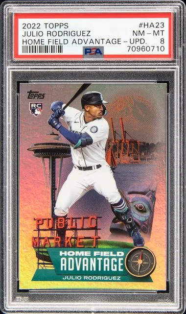 2022 Topps Julio Rodriguez Home Field Advantage Update #Ha23 card image