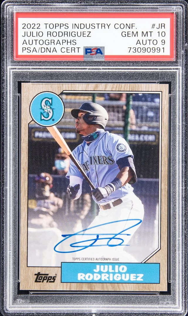 2022 Topps Julio Rodriguez Industry Conference Autographs #JR card image