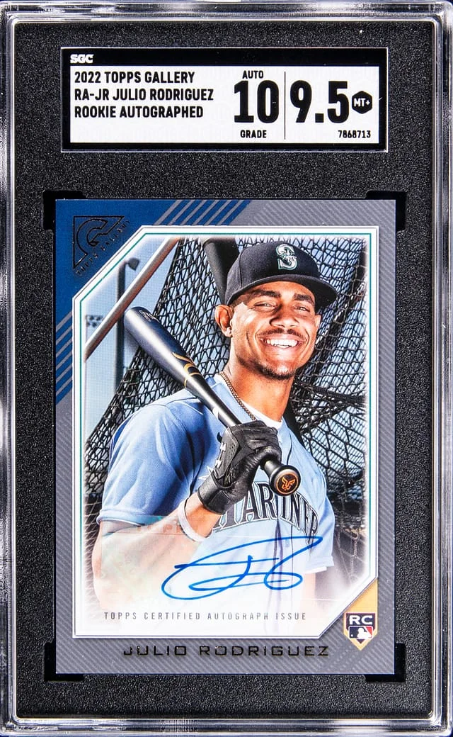 2022 Topps Julio Rodriguez Gallery Autographs #RA-JR card image