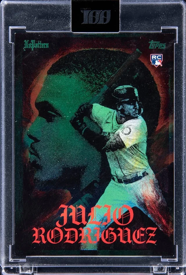 2022 Topps Julio Rodriguez - Topps Encased No Pattern #7 card image