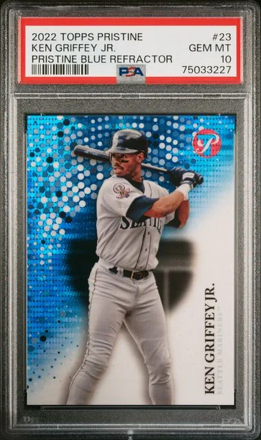 2022 Topps Ken Griffey Jr. Pristine Purple Refractor #23 card image