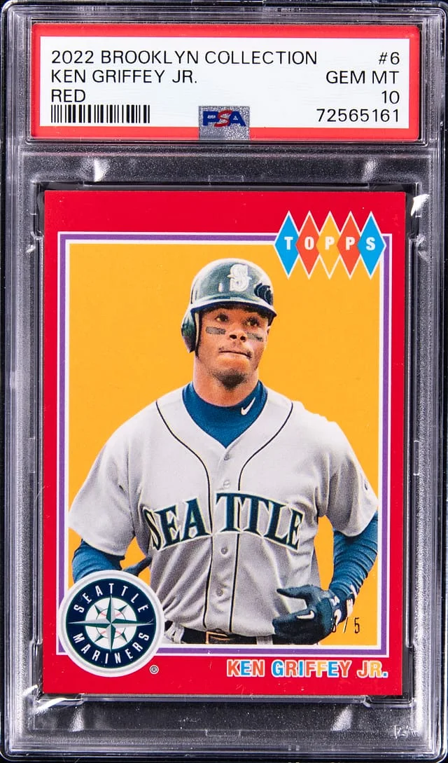 2022 Topps Ken Griffey Jr. Brooklyn Collection Red #6 card image