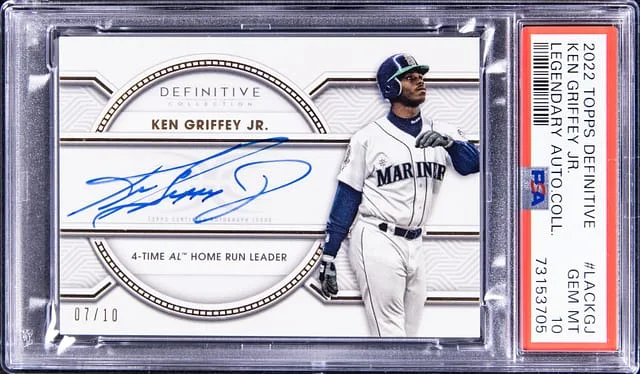 2022 Topps Ken Griffey Jr. Definitive Legendary Autographs Collection #LAC-KGJ card image