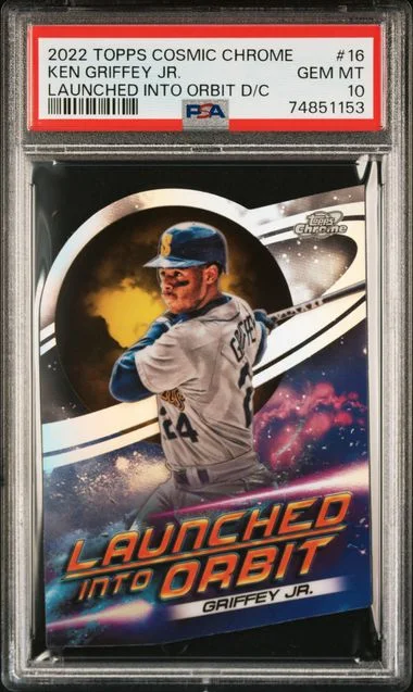 2022 Topps Ken Griffey Jr. Cosmic Chrome Launched Into Orbit Die-Cut #LOI-16 card image