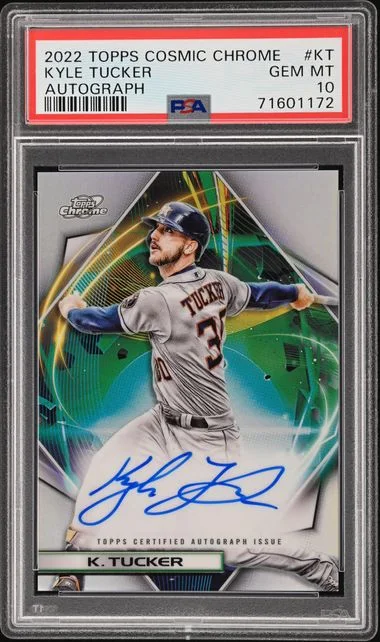 2022 Topps Kyle Tucker Cosmic Chrome Autograph #CCA-KT card image