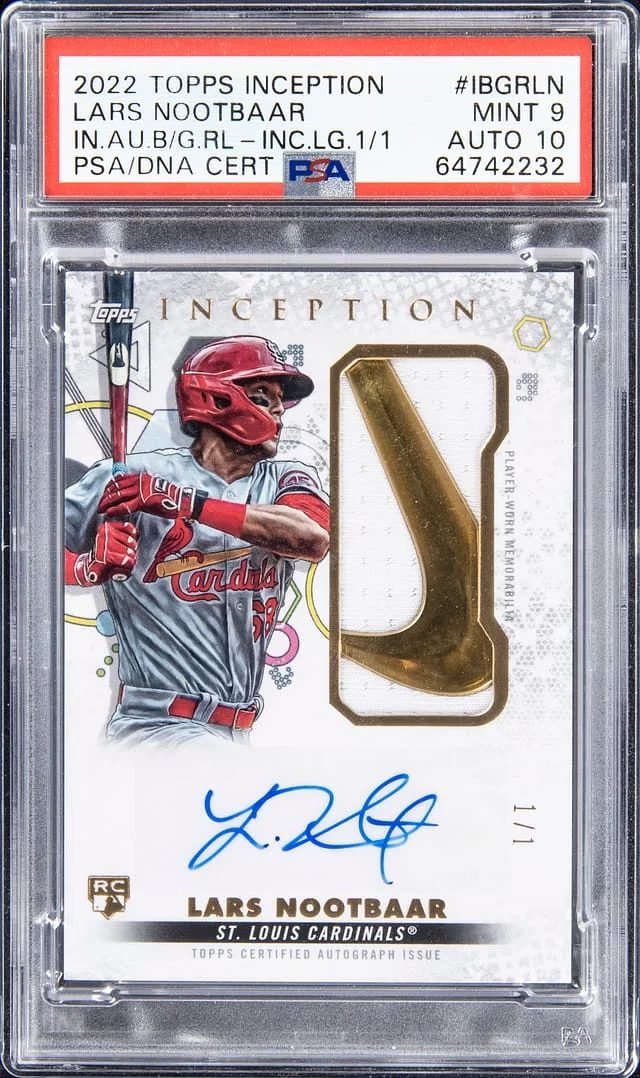 2022 Topps Lars Nootbaar Inception #IBGRLN card image