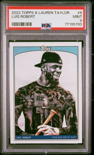 2022 Topps Luis Robert X Lauren Taylor #6 card image