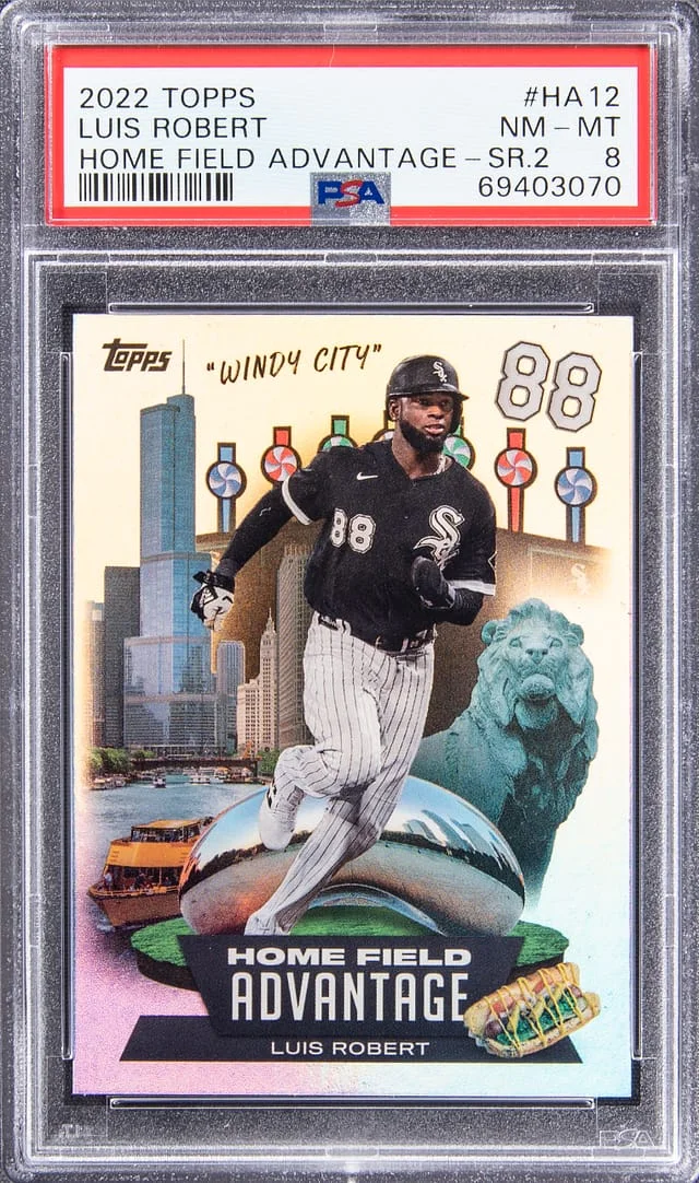 2022 Topps Luis Robert Home Field Advantage Series 2 #HA-12 card image