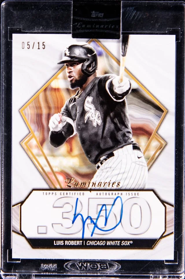 2022 Topps Luis Robert Luminaries Hit Kings Autographs #HK-LR card image
