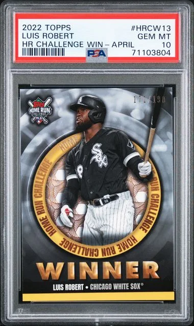 2022 Topps Luis Robert Home Run Challenge Winners April #HRCW13 card image