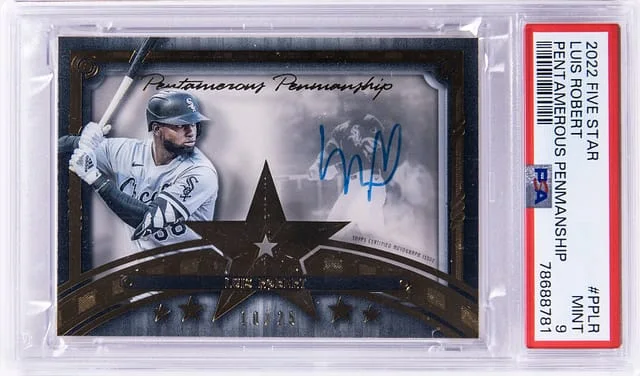 2022 Topps Luis Robert Five Star Pentamerous Penmanship #PP-LR card image