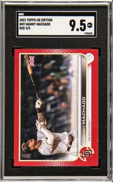 2022 Topps Manny Machado UK Edition Red #49 card image