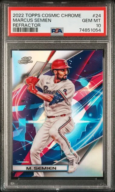 2022 Topps Marcus Semien Cosmic Chrome Refractor #24 card image