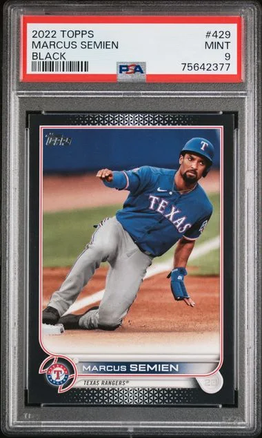 2022 Topps Marcus Semien Black #429 card image