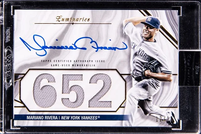 2022 Topps Mariano Rivera Luminaries Masters of the Mound #MOMAR-MR card image