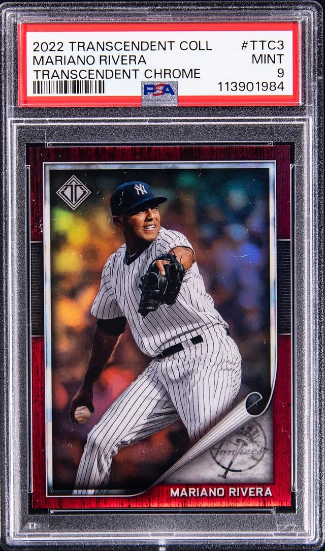 2022 Topps Mariano Rivera Transcendent Collection Transcendent Chrome #TTC-3 card image