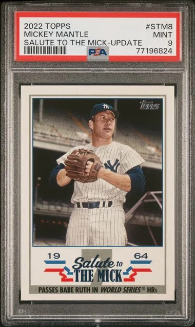 2022 Topps Mickey Mantle Salute To The Mick #STM8 card image