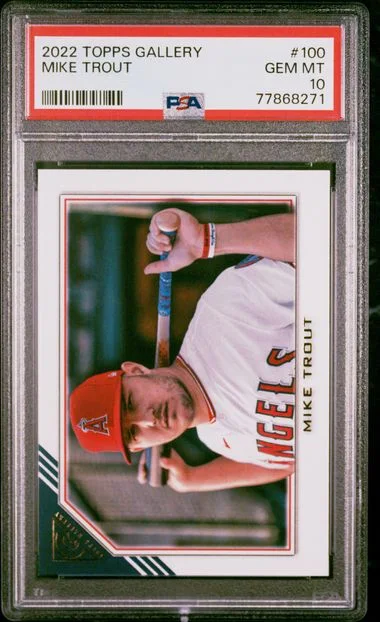 2022 Topps Mike Trout Gallery #100 card image