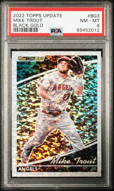 2022 Topps Mike Trout Black Gold #BG-3 card image
