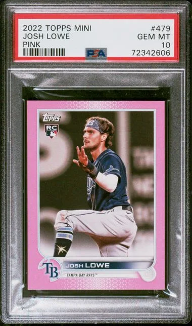 2022 Topps Mini Josh Lowe Pink #479 card image