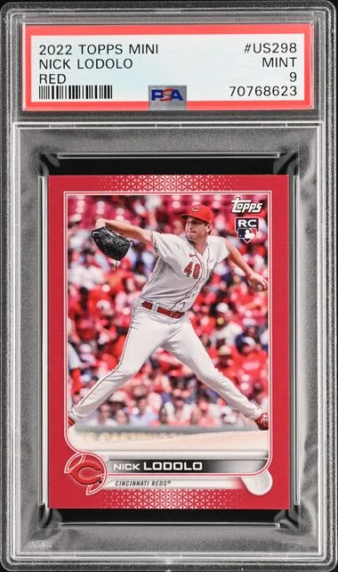 2022 Topps Mini Nick Lodolo Red #Us298 card image