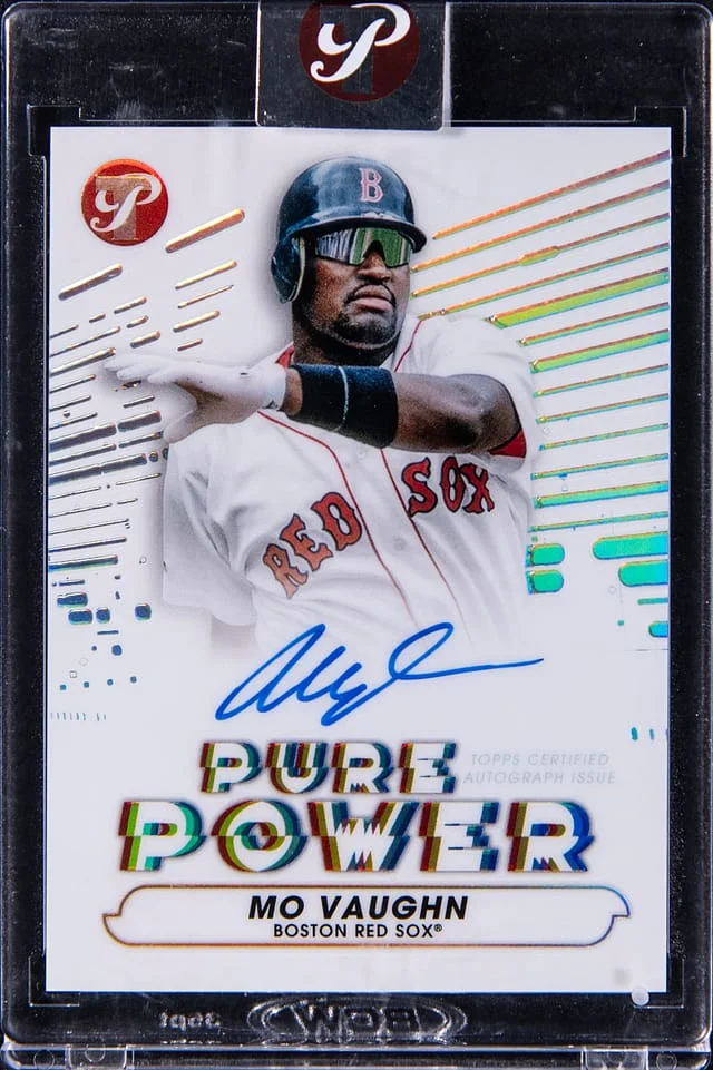 2022 Topps Mo Vaughn Pristine Pure Power Autographs #PPA-MV card image