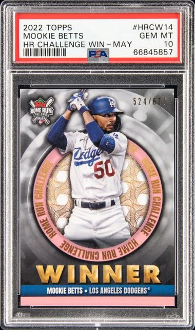2022 Topps Mookie Betts Home Run Challenge Winners May #HRCW-14 card image