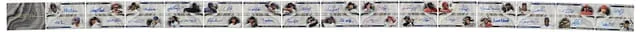 2022 Topps Multi-Signed Card (30 Signatures) - Featuring Shohei Ohtani, Ken Griffey Jr., Hank Aaron, Mike Trout, Aaron Judge Luminaries The Greatest Book #GREAT-EST card image