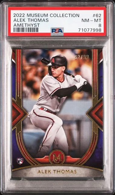 2022 Topps Museum Collection Alek Thomas Amethyst #62 card image