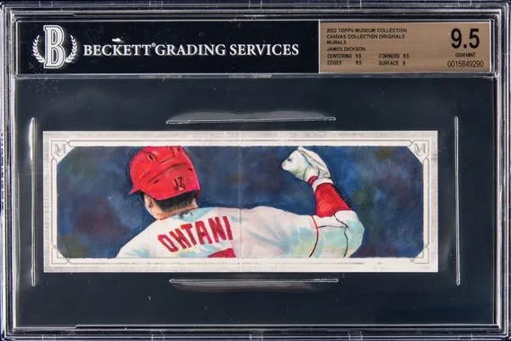 2022 Topps Museum Collection Canvas Collection Original Murals James Dickson #no-number card image