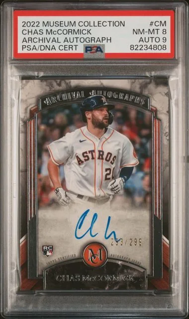 2022 Topps Museum Collection Chas Mccormick Archival Autographs #AA-CM card image