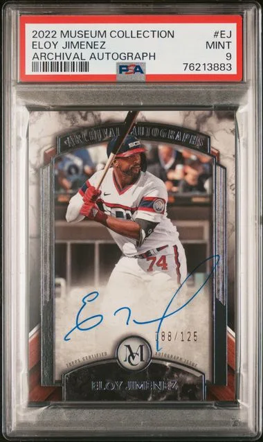 2022 Topps Museum Collection Eloy Jimenez Archival Autographs #EJ card image