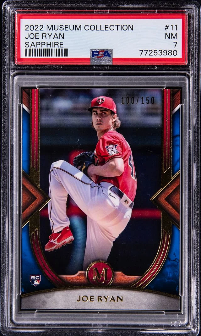 2022 Topps Museum Collection Joe Ryan Sapphire #11 card image