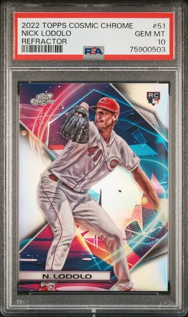 2022 Topps Nick Lodolo Cosmic Chrome Refractor #51 card image