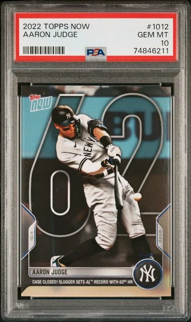 2022 Topps Now Aaron Judge #1012 card image