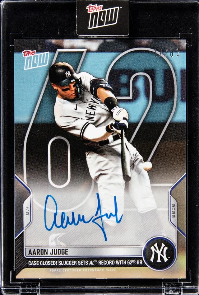2022 Topps Now Aaron Judge #102A card image