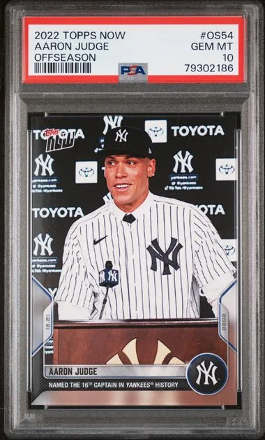 2022 Topps Now Aaron Judge Offseason #OS54 card image