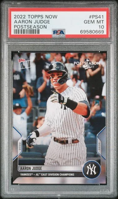 2022 Topps Now Aaron Judge Postseason #PS-41 card image