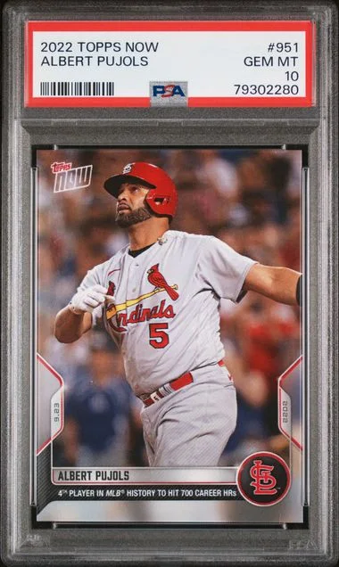 2022 Topps Now Albert Pujols #951 card image
