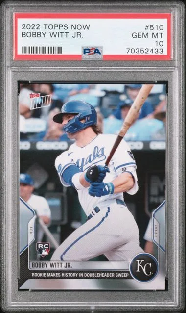 2022 Topps Now Bobby Witt Jr. #510 card image