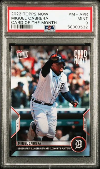 2022 Topps Now Card Of The Month M-Apr Miguel Cabrera #no-number card image