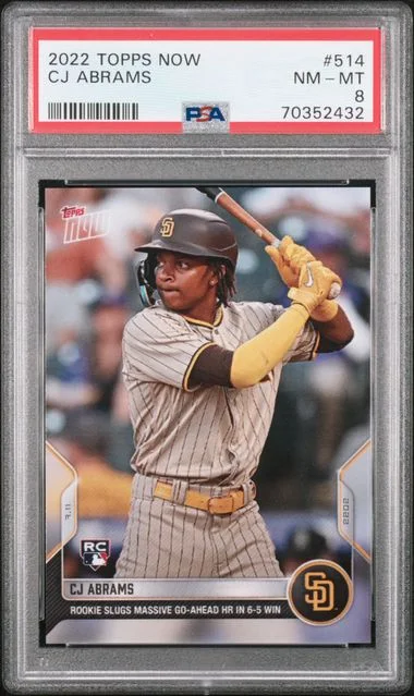 2022 Topps Now CJ Abrams #514 card image
