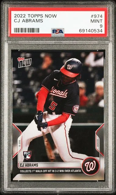 2022 Topps Now CJ Abrams #974 card image
